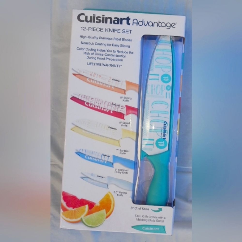 Cuisinart Color Coded 12 Piece Knife Set